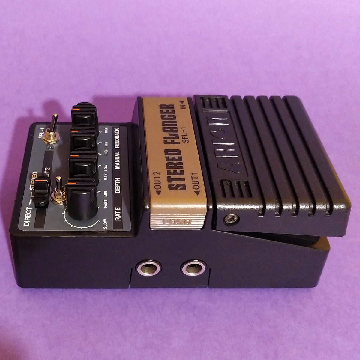 Arion SFL-1 Stereo Flanger w/Chorus & Fast Rate mods. Made in Arion SFL-1 Stereo Flanger w/Chorus & Fast Rate mods. Made in