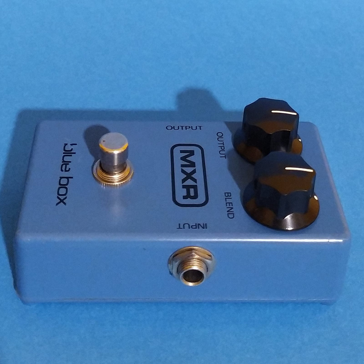 MXR Blue Box Block Logo (Script backplate) 1978 w/box Electric Mister