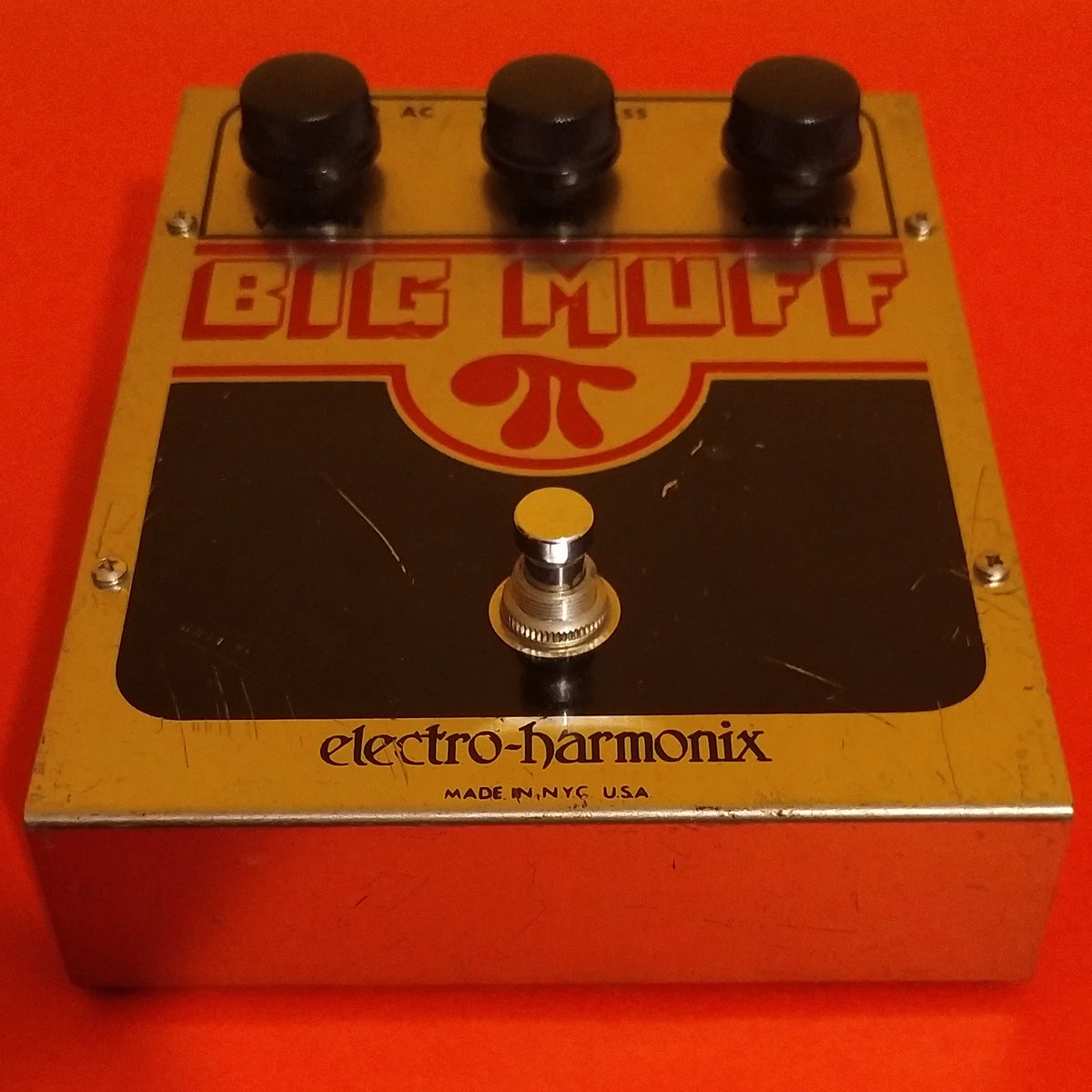 Electro-Harmonix Big Muff π V6 1981 EH3034 w/3.5mm converter