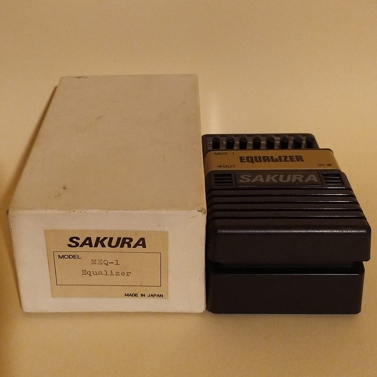 Sakura (Arion) MEQ-1 Equalizer made in Japan w/box. Very rare