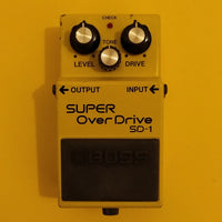 Boss SD-1 Super OverDrive 1992 Black Label JRC4558DD