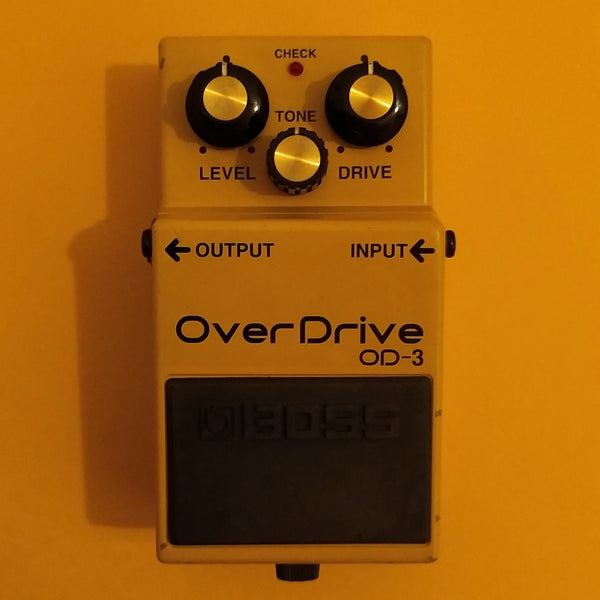 Boss OD-3 OverDrive 1st year of production (1997)