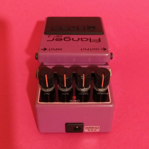 Boss BF-2 Flanger made in Japan 1987 w/box, manual & Pocket Boss BF-2 Flanger made in Japan 1987 w/box, manual & Pocket