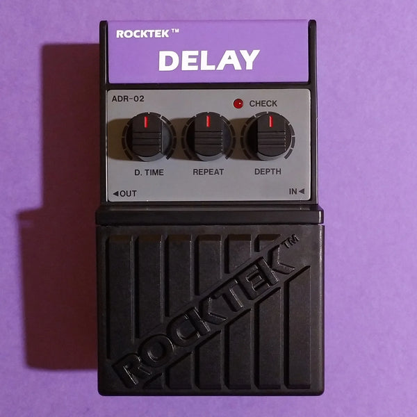 Rocktek ADR-02 Analog Delay mint w/box, manual & catalog