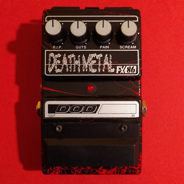 DOD FX86 Death Metal w/box, manual & 3.5mm converter DOD FX86 Death Metal w/box, manual & 3.5mm converter