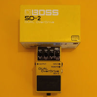 Boss SD-2 Dual OverDrive w/box & remote switch