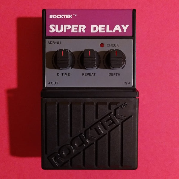 Rocktek ADR-01 Super Analog Delay near mint w/box, manual & catalog