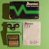 Ibanez TS9 Tube Screamer 1982 Black Label JRC4558D w/box & manual