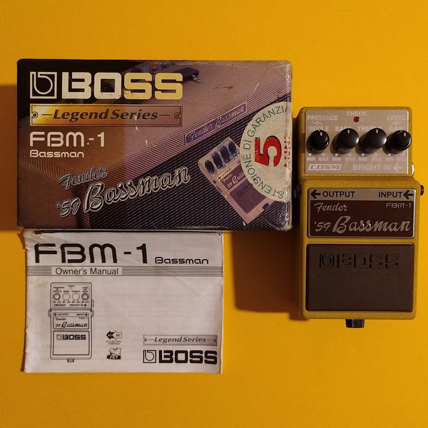 Boss FBM-1 Fender '59 Bassman 1st month of production (January