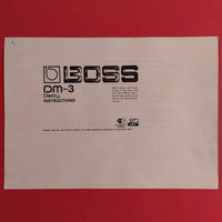 Boss DM-3 Analog Delay made in Japan 1986 w/box