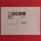 Boss DM-3 Analog Delay made in Japan 1986 w/box