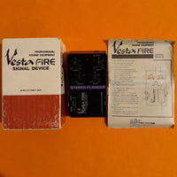 Vesta Fire wedge-shaped Stereo Flanger made in Japan w/box & manual. Rare!