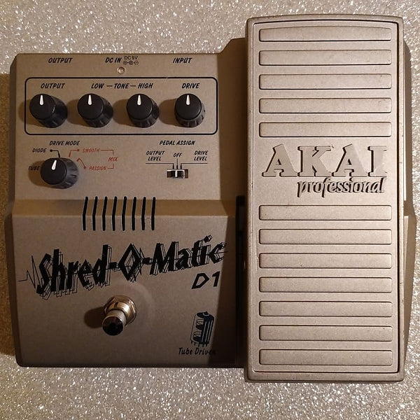 Akai D1 Shred-O-Matic w/box, manual, power supply, catalog & stickers