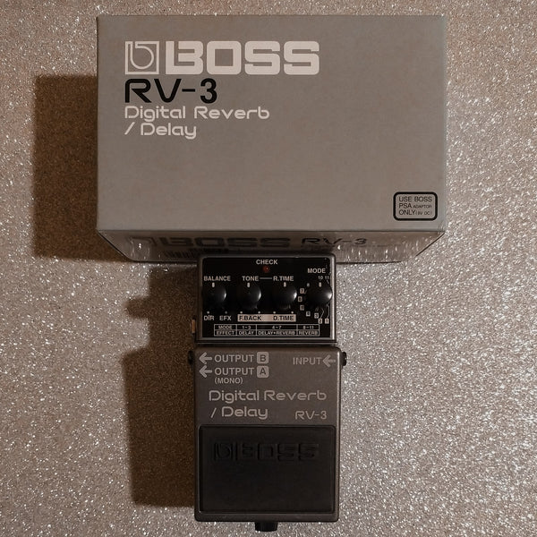Boss RV-3 Digital Reverb/Delay Pink Label 1994 w/box – Electric Mister
