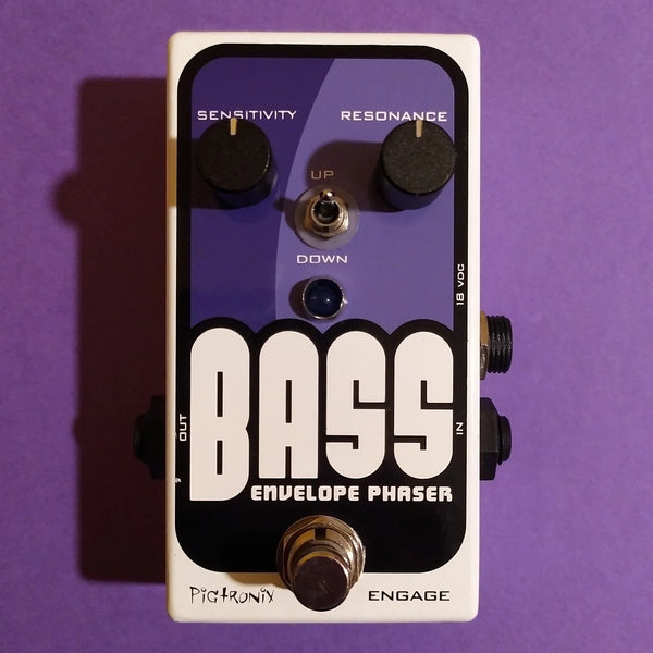 Pigtronix Bass Envelope Phaser w/box, adapter & sticker