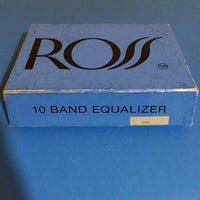 Ross 10 Band Graphic Equalizer made in USA w/box