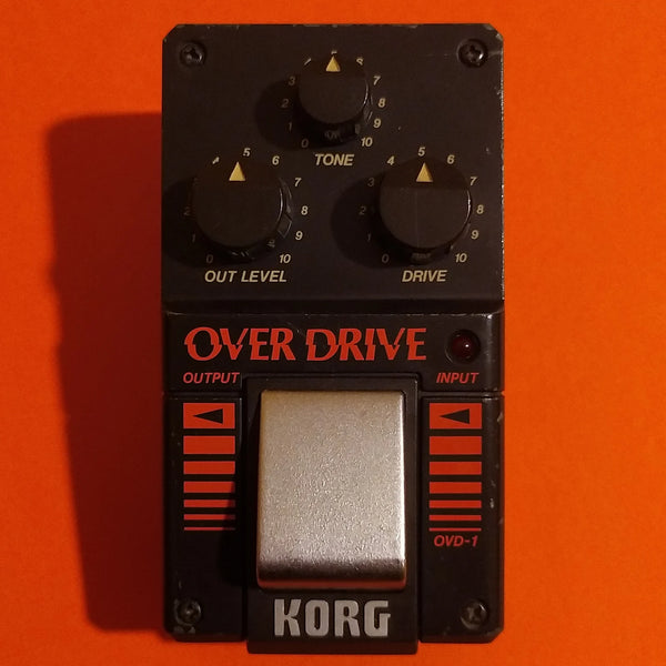 Korg OVD-1 OverDrive made in Japan - JRC4558DV opamp