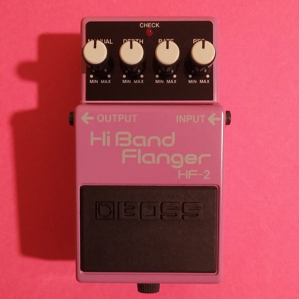 Boss HF-2 Hi Band Flanger 1989 near mint w/box