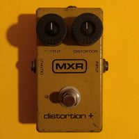MXR Distortion + Block Logo 1978 modded w/led, DC jack & true bypass