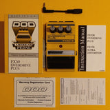 DOD FX50-B Overdrive Plus w/box, manual & 3.5mm converter