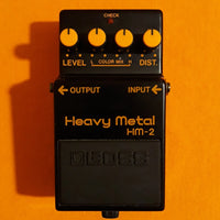 Boss HM-2 Heavy Metal made in Japan 1987 MIJ w/box, manual & rare catalogs