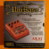 Akai UniBass UB1 Harmonized Bass Distortion w/box, manual, catalog & stickers