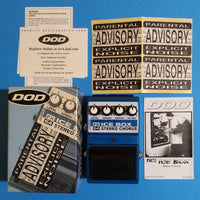 DOD FX-64 Ice Box Stereo Chorus near mint w/box, manual & stickers