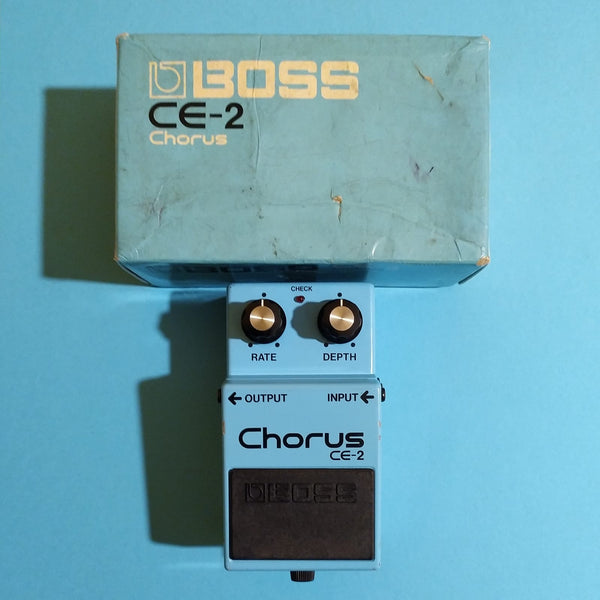 Boss CE-2 Chorus Black Label made in Japan 1983 w/box – Electric