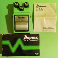 Ibanez TS9 Tube Screamer 1982 Black Label w/box & manual