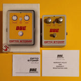 BBE Opto Stomp V1 blue LED w/box & manual