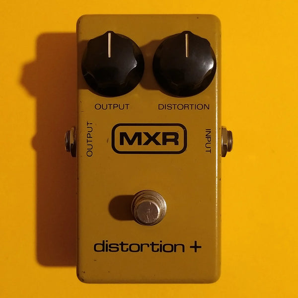 MXR Distortion + Block Logo 1980 w/9v input & High Gain Mod