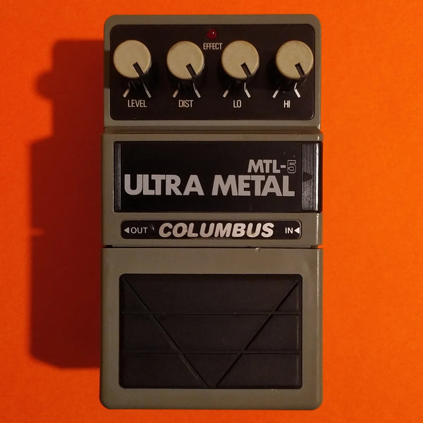 Columbus MTL-5 Ultra Metal (Boss HM-2 Heavy Metal clone) made in Japan by Aria