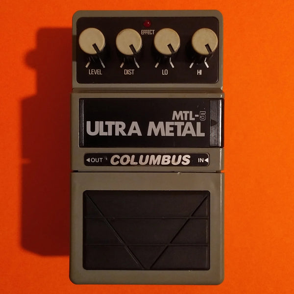 ultra metal pedal Columbus MTL-5 Ultra Metal (Boss HM-2 Heavy Metal clone) made in Japan – Electric Mister