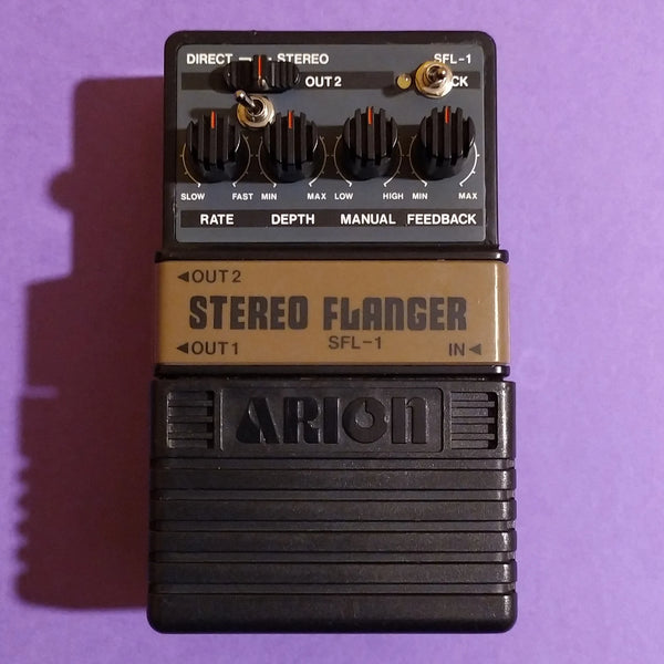 Arion SFL-1 Stereo Flanger w/Chorus & Fast Rate mods. Made in Japan