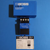 Boss CS-3 Compression Sustainer Black Label ACA 1990s (DBX1252 chip) w/box & rare japanese manual