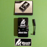 Masotti (Mezzabarba) Black Box buffer near mint w/green LED, polarity converter, manual & sticker