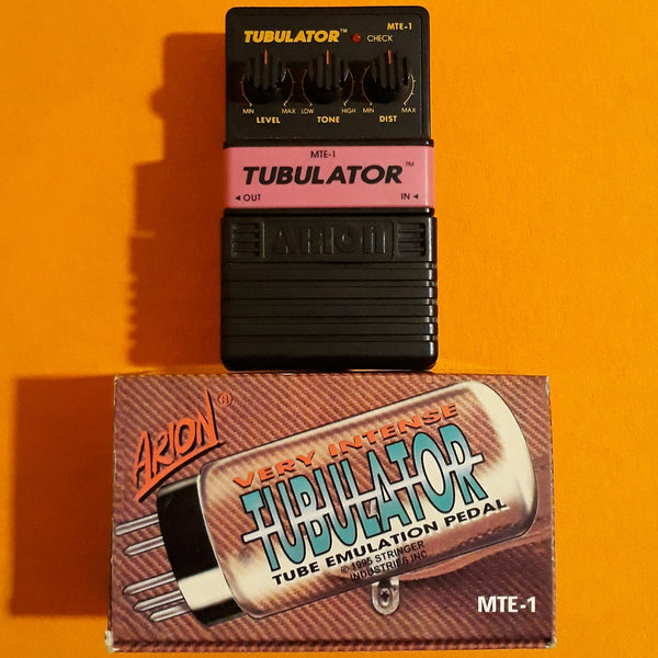 Arion MTE-1 Tubulator w/box & catalog - based on the Ibanez TS808