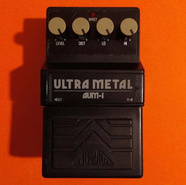 Aria AUM-1 Ultra Metal (Boss HM-2 Heavy Metal clone) made in Japan