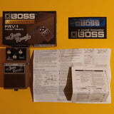 Boss FRV-1 '63 Fender Reverb 2009 mint w/box, manual & stickers