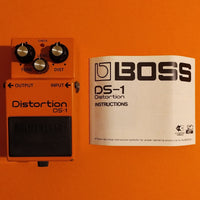 Boss DS-1 Black Label 1988 w/manual - Toshiba TA7136AP opamp
