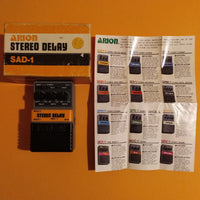 Arion SAD-1 Stereo Analog Delay - grey box - made in Japan w/box & catalog - MN3205