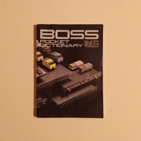 Boss FT-2 Dynamic Filter made in Japan 1989 near mint w/box & Pocket Dictionary Vol.6
