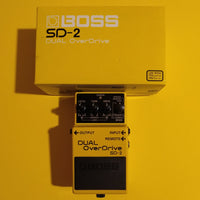 Boss SD-2 Dual OverDrive 1995 mint w/box