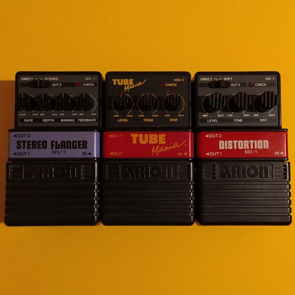 arion distortion pedal Arion MDI-1 Tube Mania distortion made in Japan. Rare! – Electric Mister