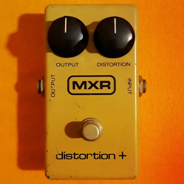 MXR Distortion + Block Logo